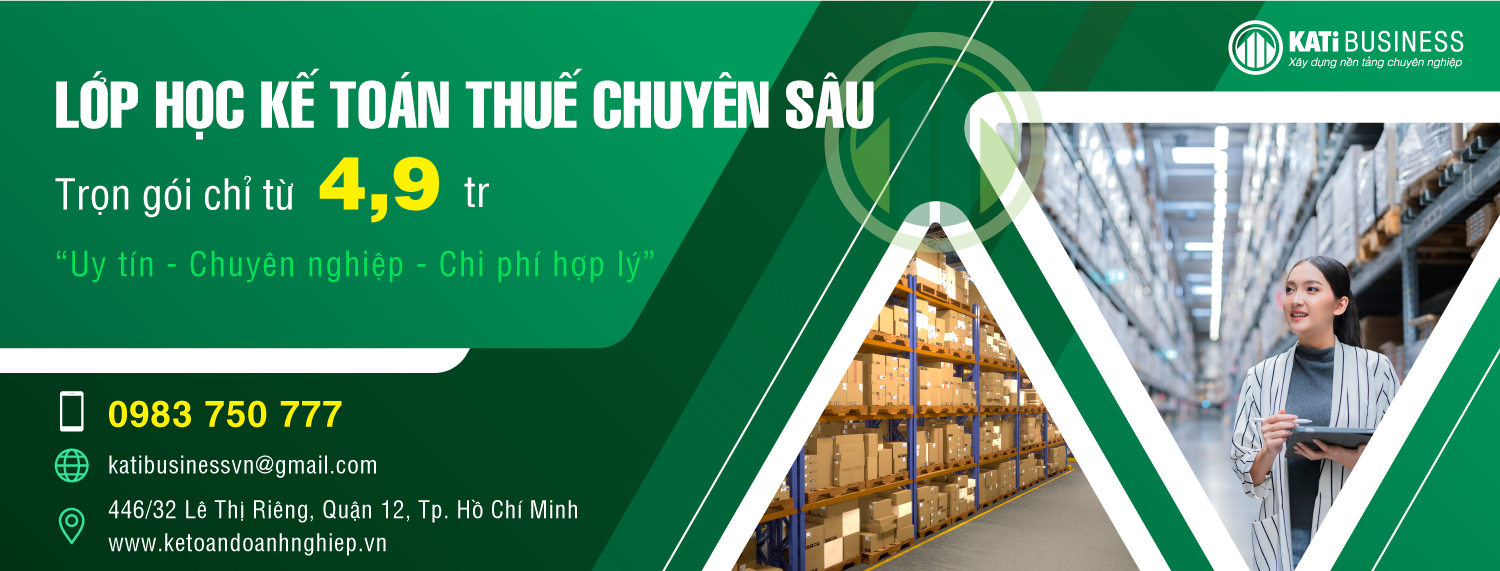 Lớp học kế toán thuế chuyên sâu tại Kati business